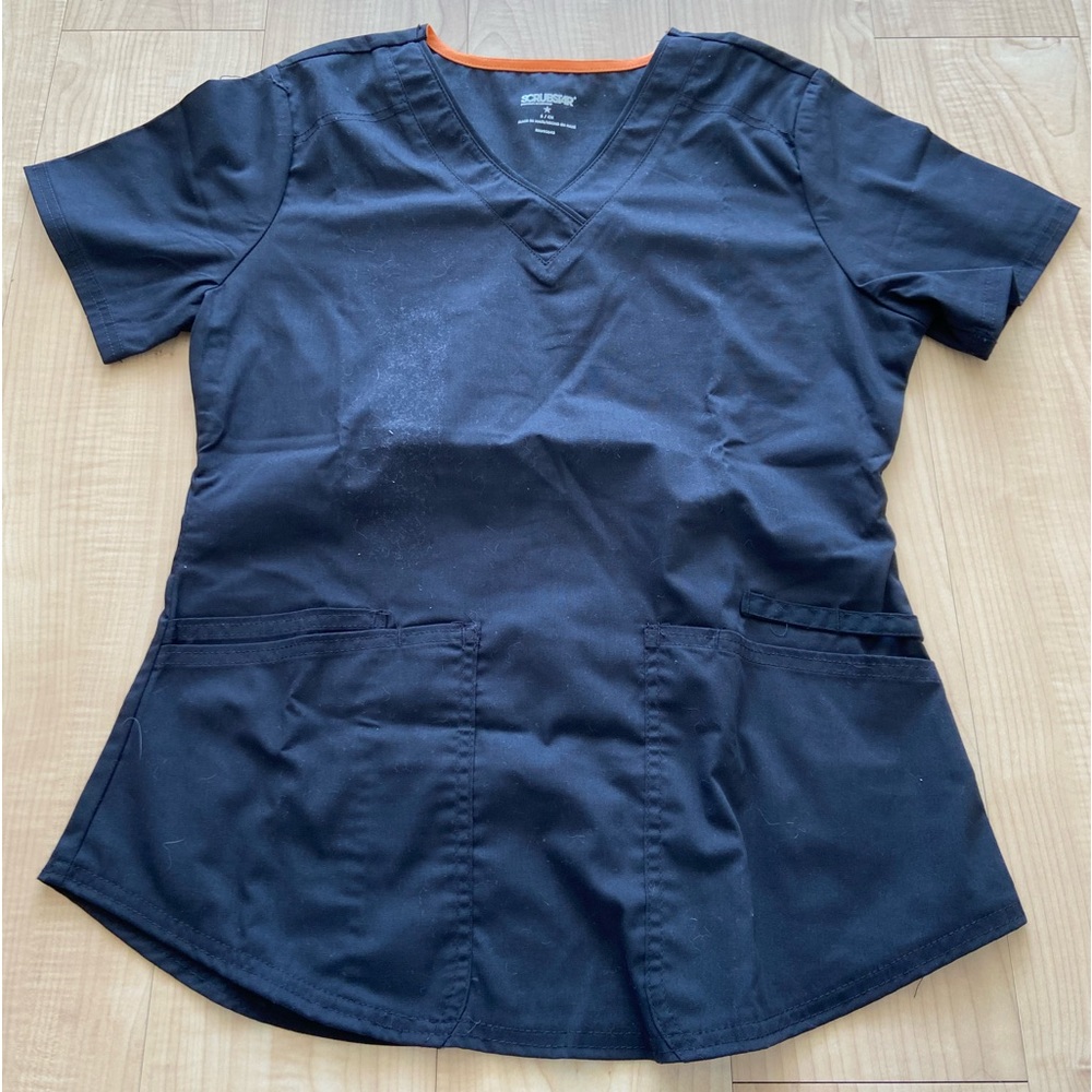 Black Scrub Top